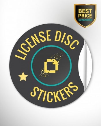 License Disc Sticker | Be Bright and Radiant
